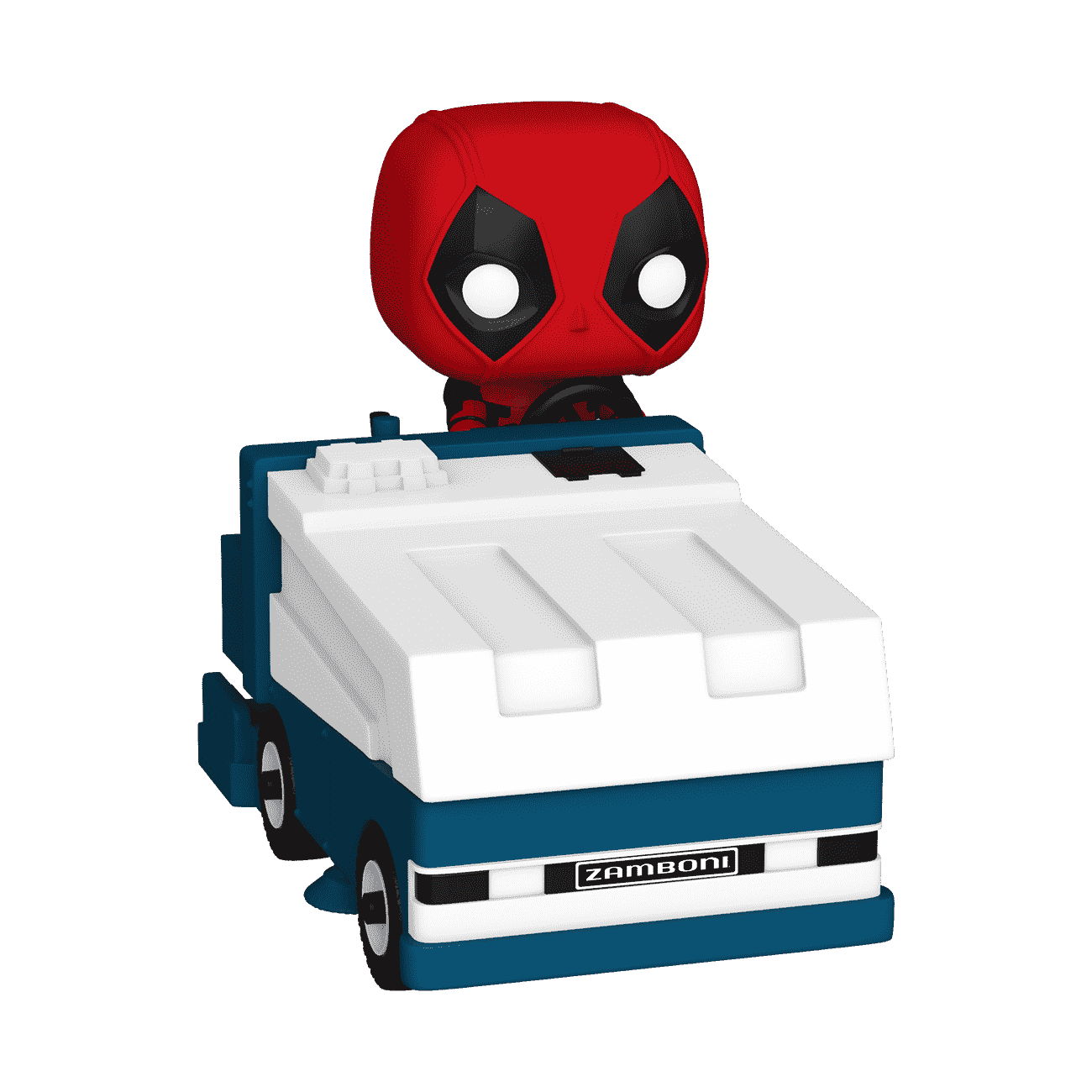 Pop! Rides Super Deluxe Deadpool on a Zamboni Machine - Figurine Pop!