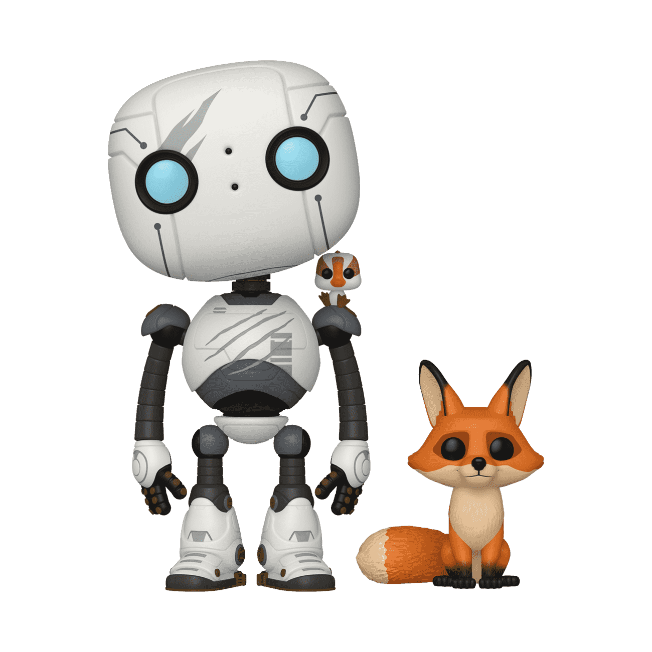 Pop! & Buddy Roz with Fink & Brightbill - Figurine Pop! The Wild Robot