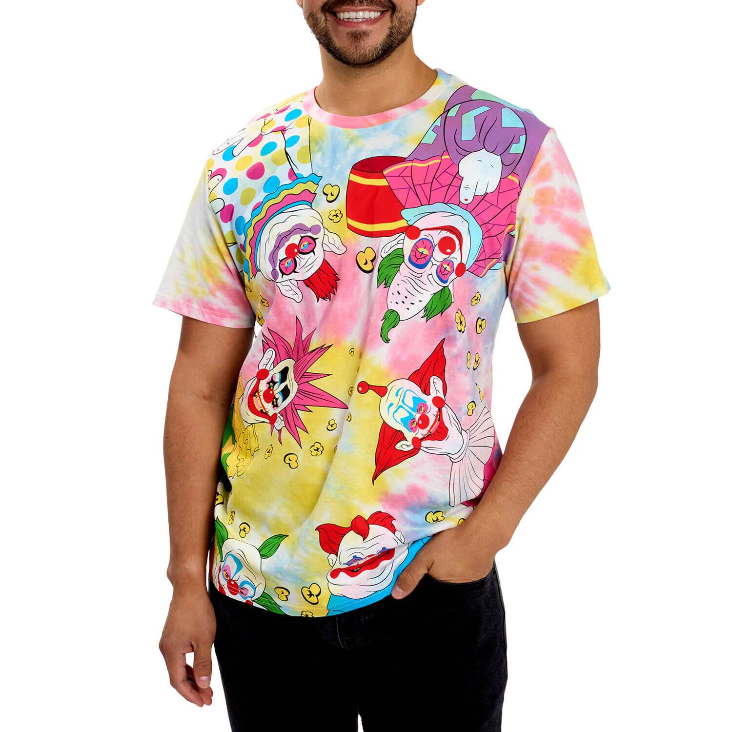 Killer Klowns from Outer Space Tie-Dye Unisex Tee - Figurine Apparel