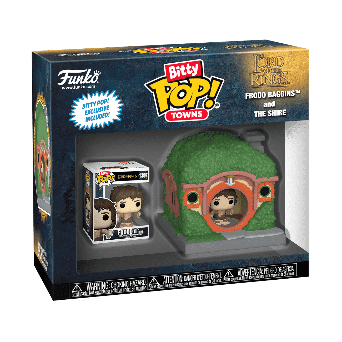 Bitty Pop! Towns Frodo Baggins and The Shire - Figurine Bitty Pop!