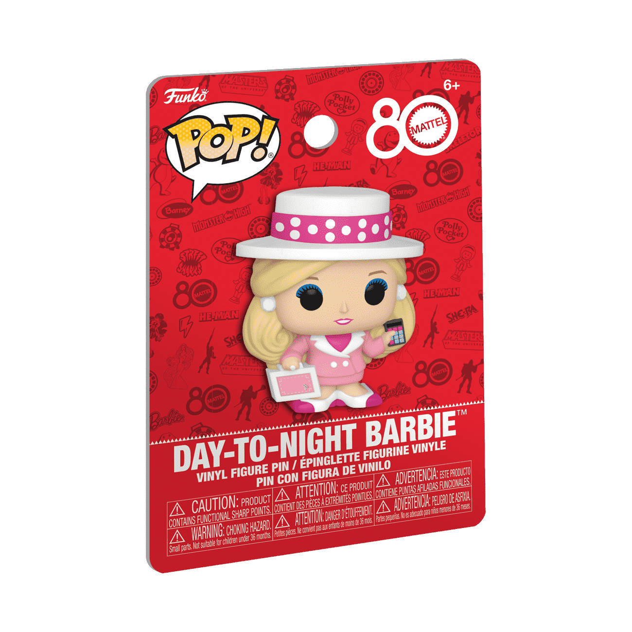Pop! Vinyl Pin Day-To-Night Barbie - Figurine Pins