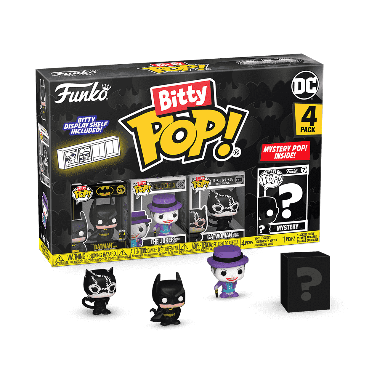 Bitty Pop! Batman 85th Anniversary 4-Pack Series 1 - Figurine Bitty Pop! DC Comics