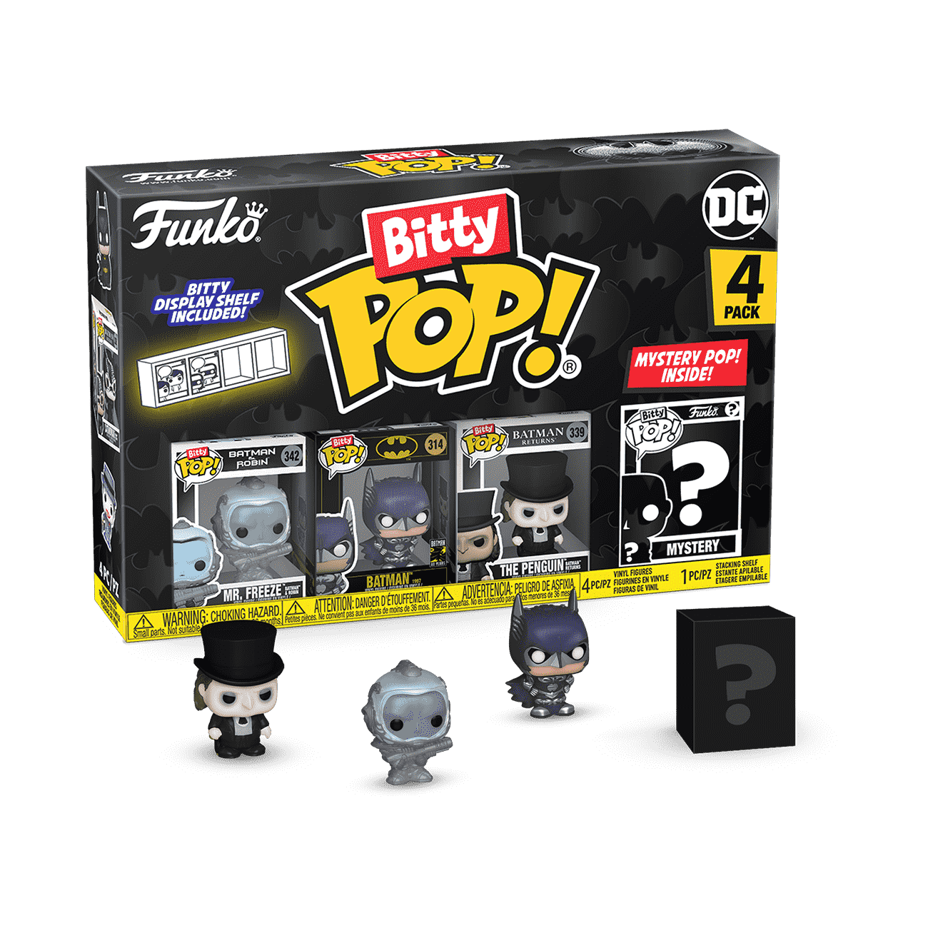 Bitty Pop! Batman 85th Anniversary 4-Pack Series 3 - Figurine Bitty Pop! DC Comics