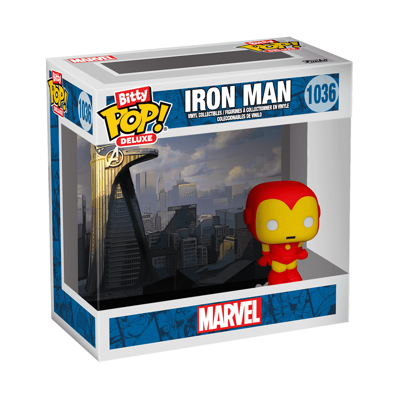Bitty Pop! Deluxe Iron Man (Avenger Tower) - Figurine Bitty Pop! Marvel