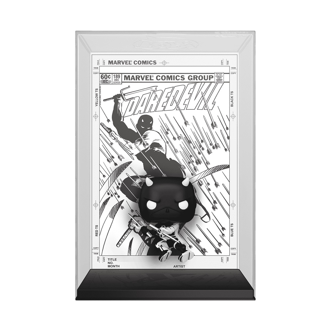 Pop! Comic Covers Daredevil #189 (Black & White) - Figurine Pop!