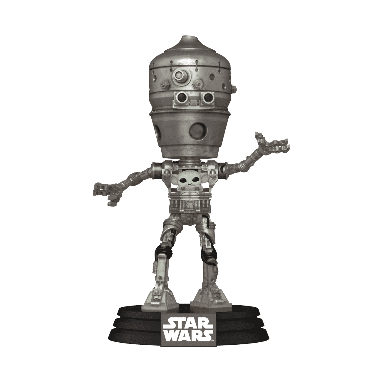 Pop! Deluxe IG-12 with Grogu - Figurine Pop!