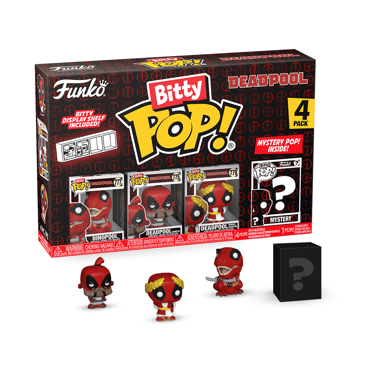 Bitty Pop! Deadpool 4-Pack Series 3 - Figurine Bitty Pop!