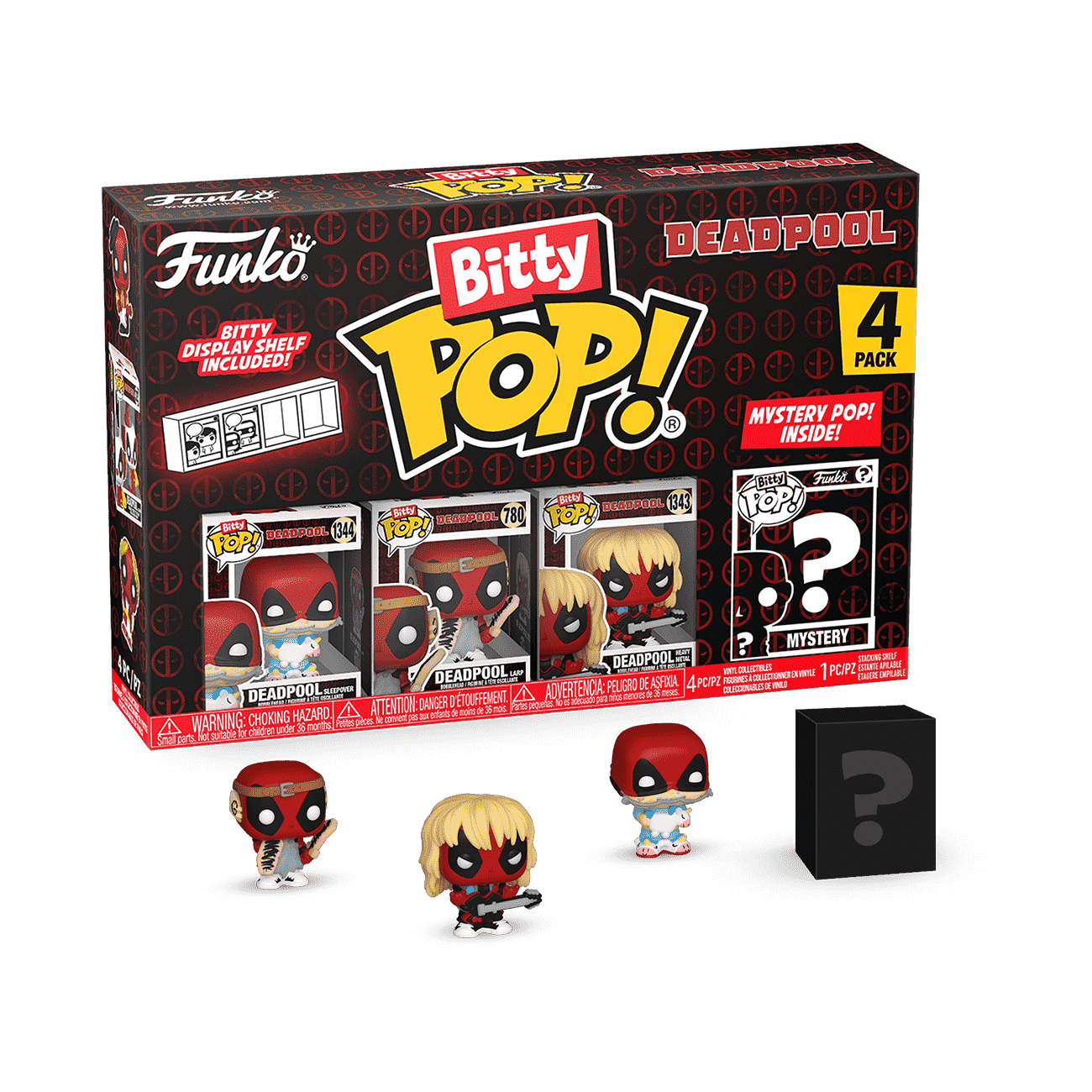Bitty Pop! Deadpool 4-Pack Series 4 - Figurine Bitty Pop!