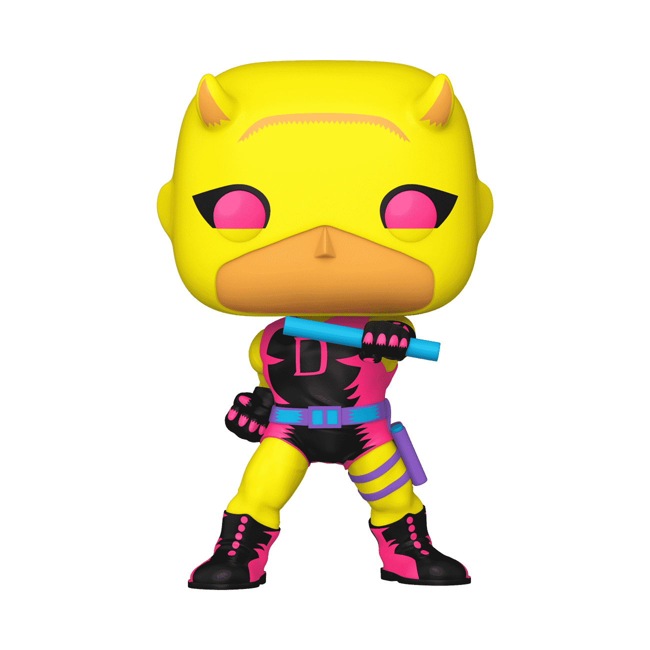 Pop! Jumbo Daredevil (Yellow & Red) (Black Light) - Figurine Pop!