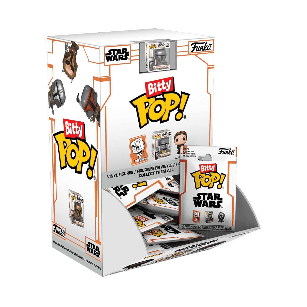 Mystery Bitty Pop! Star Wars the Mandalorian - Figurine Bitty Pop! Star Wars