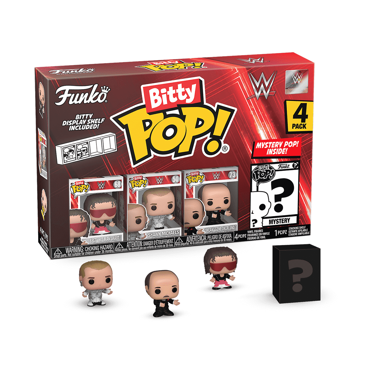 Bitty Pop! WWE 4-Pack Series 1 - Figurine Bitty Pop!
