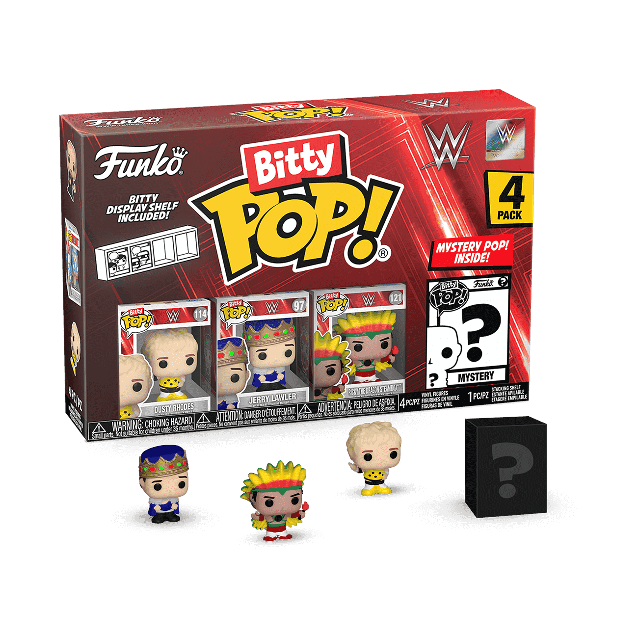 Bitty Pop! WWE 4-Pack Series 2 - Figurine Bitty Pop!