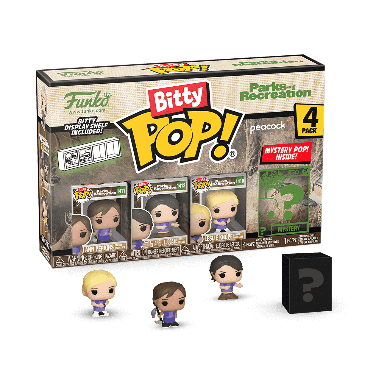Bitty Pop! Parks and Recreation 4-Pack Series 2 - Figurine Bitty Pop!