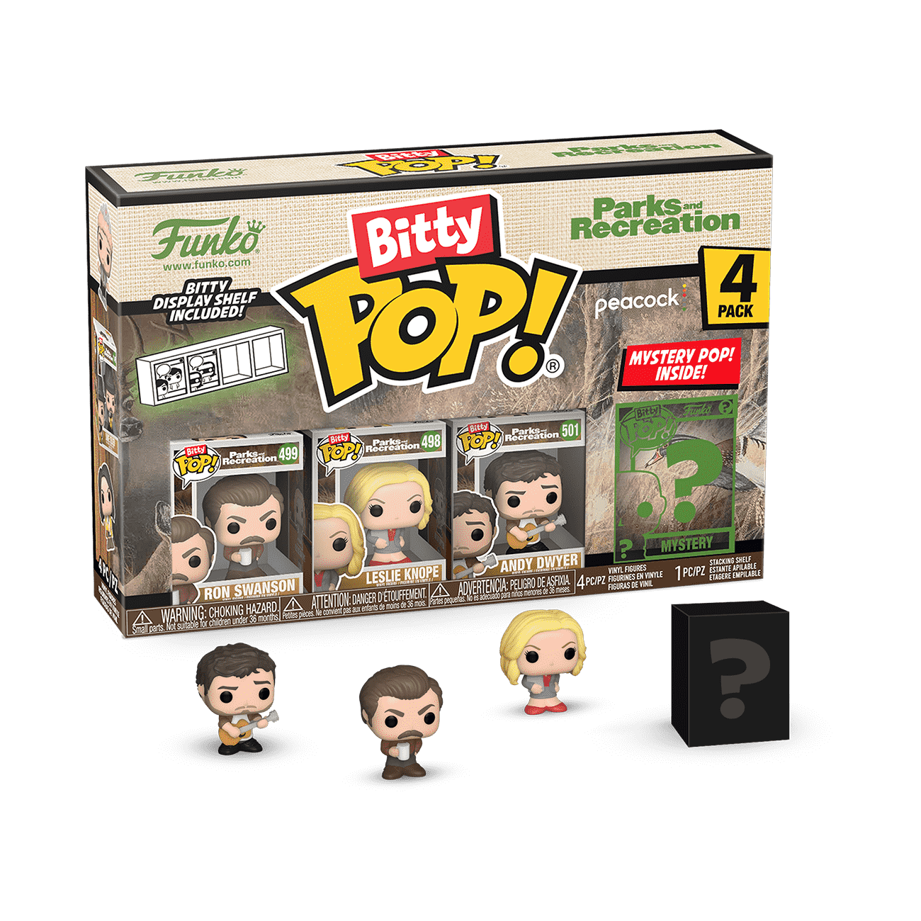 Bitty Pop! Parks and Recreation 4-Pack Series 4 - Figurine Bitty Pop!
