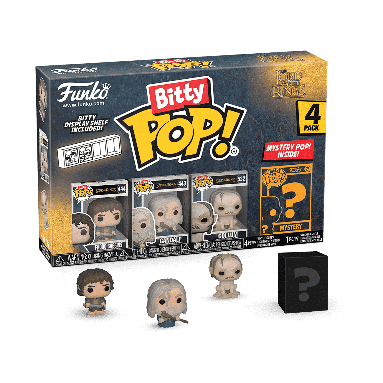 Bitty Pop! The Lord of the Rings 4-Pack Series 1 - Figurine Bitty Pop!