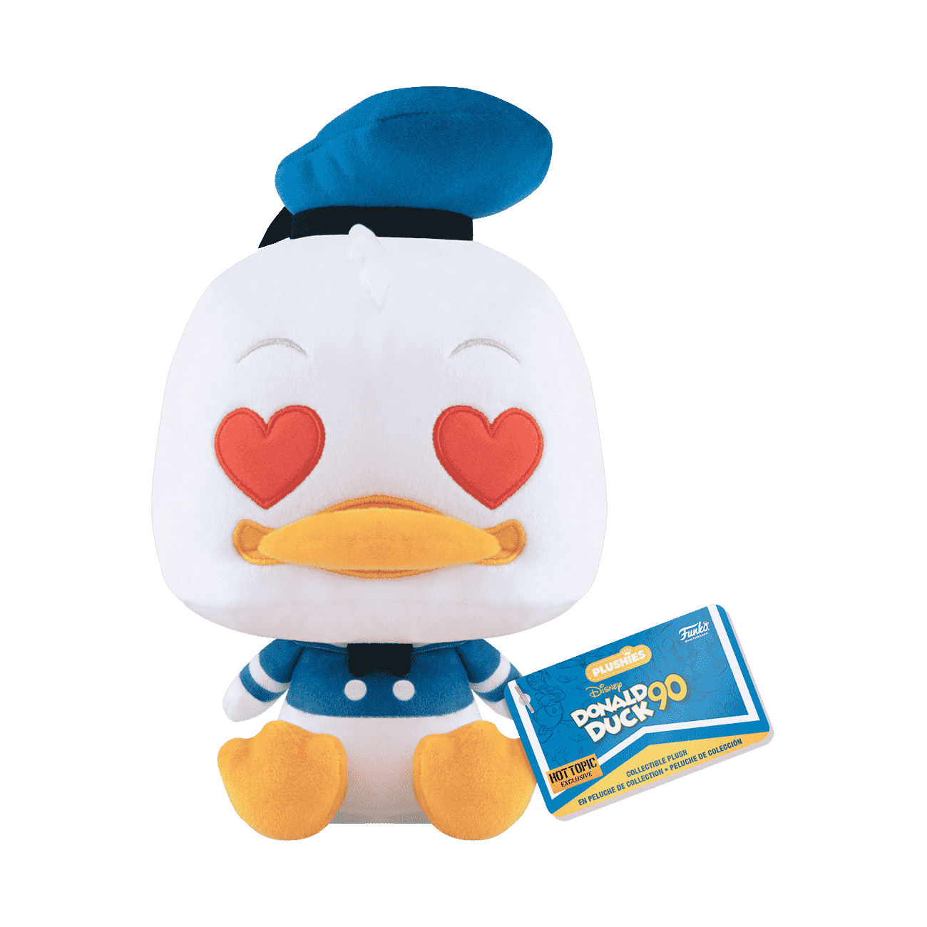 Donald Duck with Heart Eyes Plush - Figurine Plush