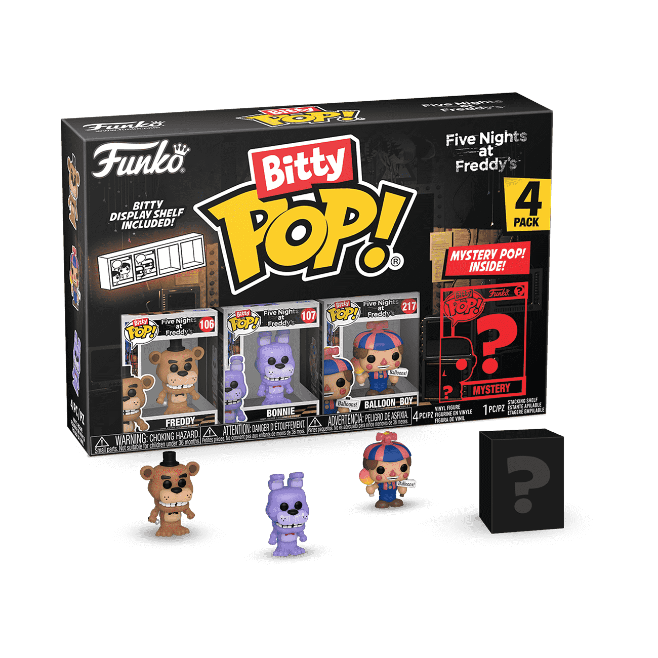 Bitty Pop! Five Nights at Freddy's 4-Pack Series 3 - Figurine Bitty Pop!