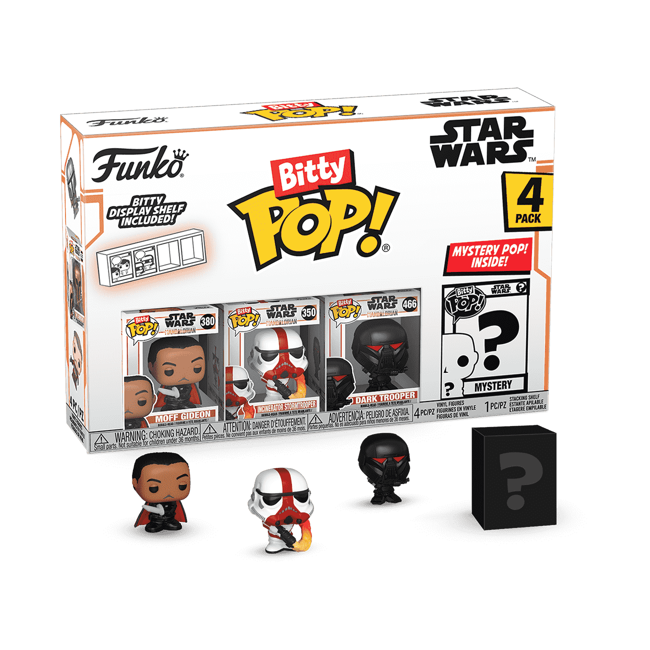 Bitty Pop! Star Wars The Mandalorian 4-Pack Series 4 - Figurine Bitty Pop! Star Wars