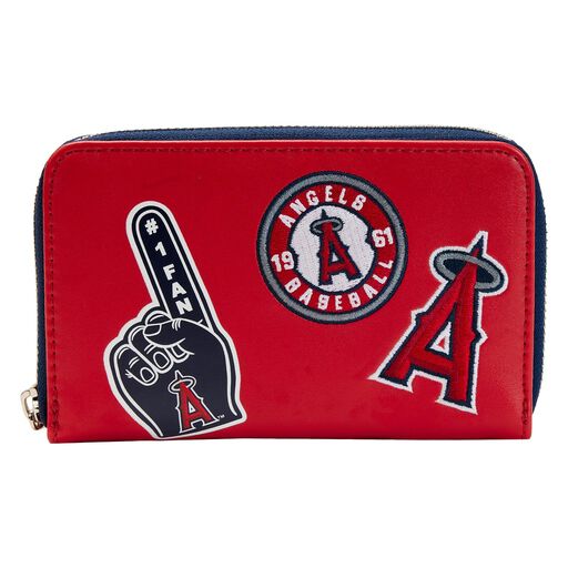 MLB LA Angels Patches Zip Around Wallet - Figurine Wallets