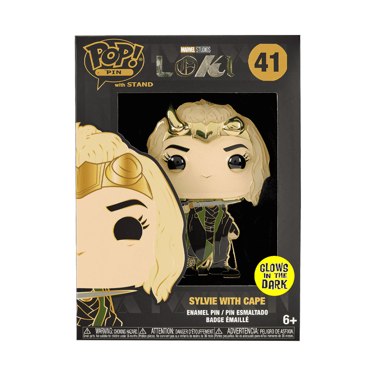 Pop! Pin Sylvie with Cape (Glow) - Figurine Pins Marvel