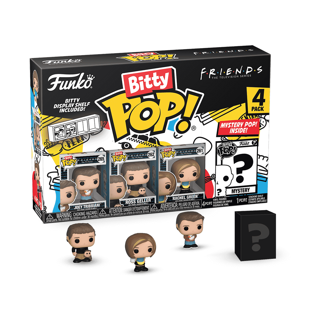 Bitty Pop! Friends 4-Pack Series 2 - Figurine Bitty Pop!