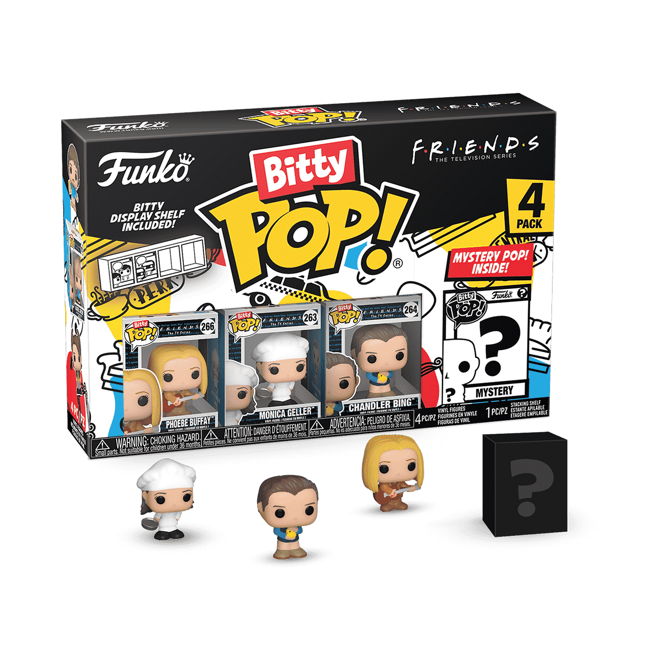 Bitty Pop! Friends 4-Pack Series 4 - Figurine Bitty Pop!