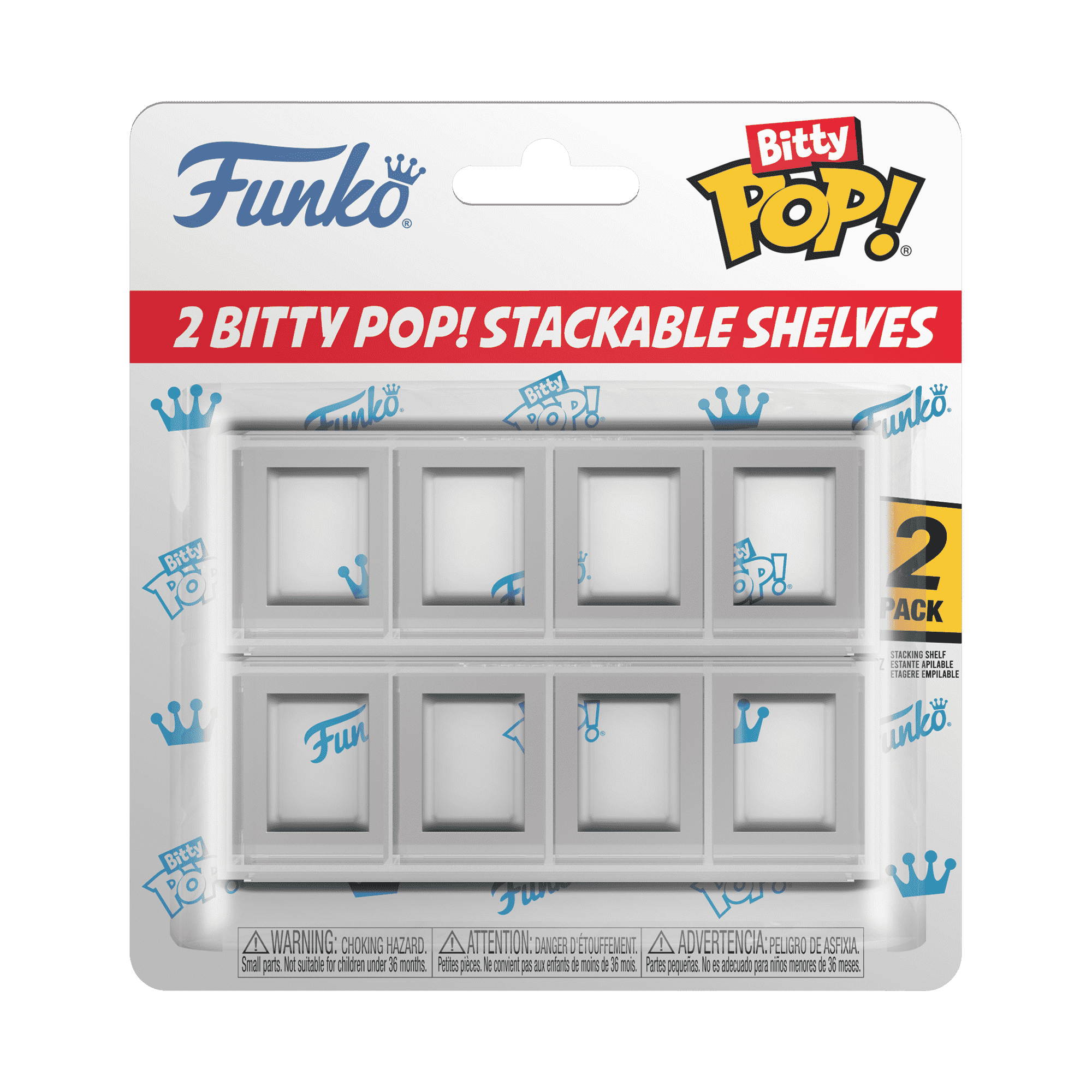 Bitty Pop! Stackable Shelves 2-Pack - Figurine Bitty Pop!