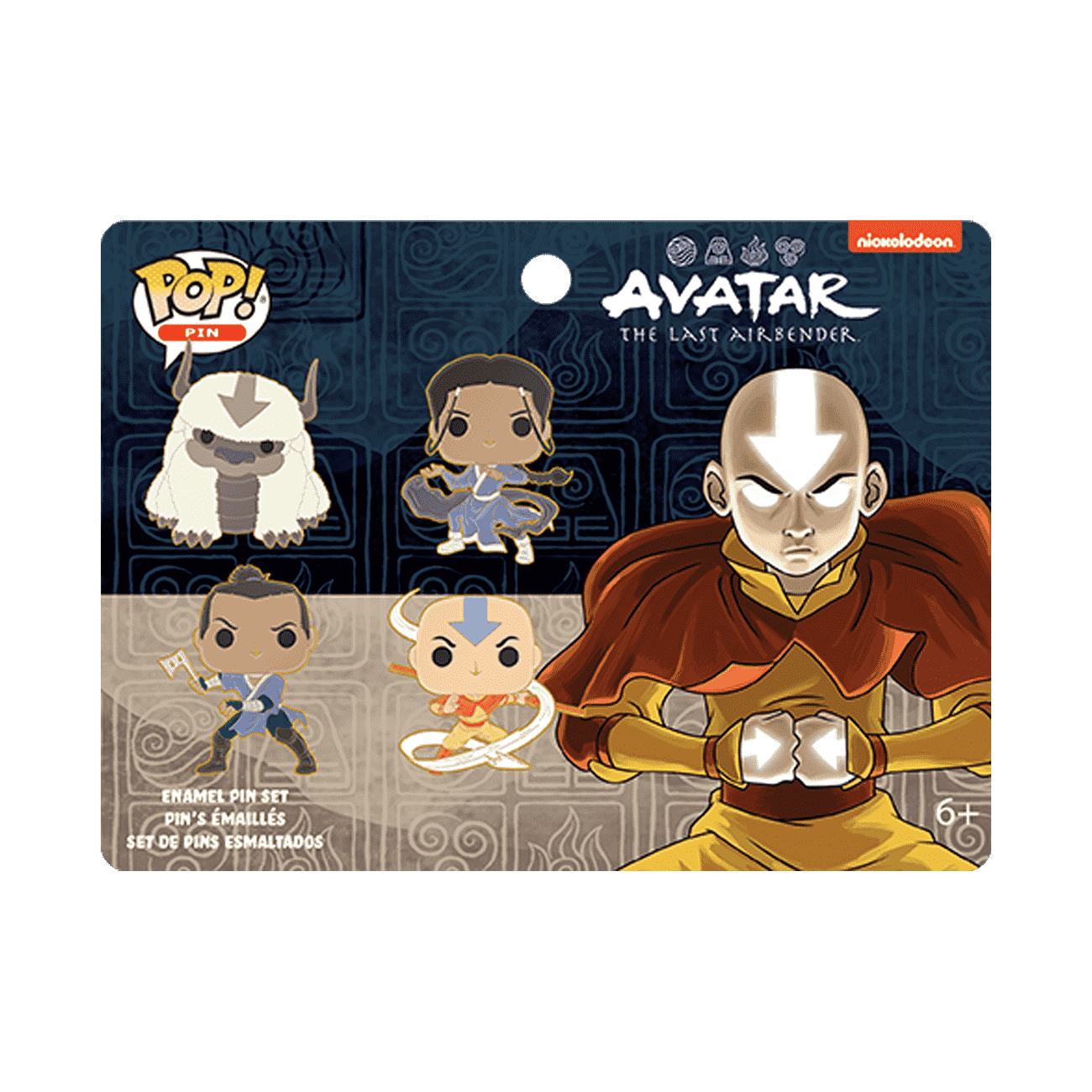 Avatar: The Last Airbender 4-Pack Pin Set - Figurine Pins