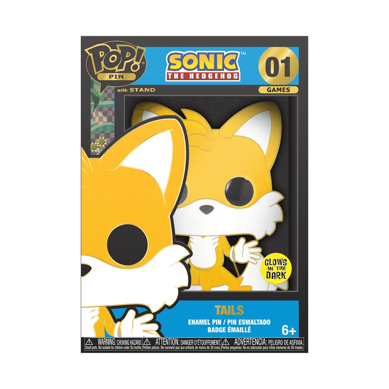 Pop! Pin Tails (Glow) - Figurine Pins