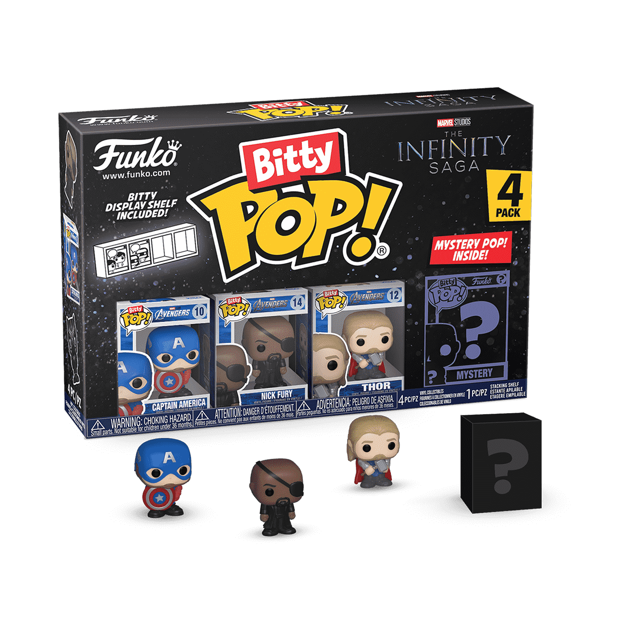 Bitty Pop! Marvel the Infinity Saga 4-Pack Series 1 - Figurine Bitty Pop!