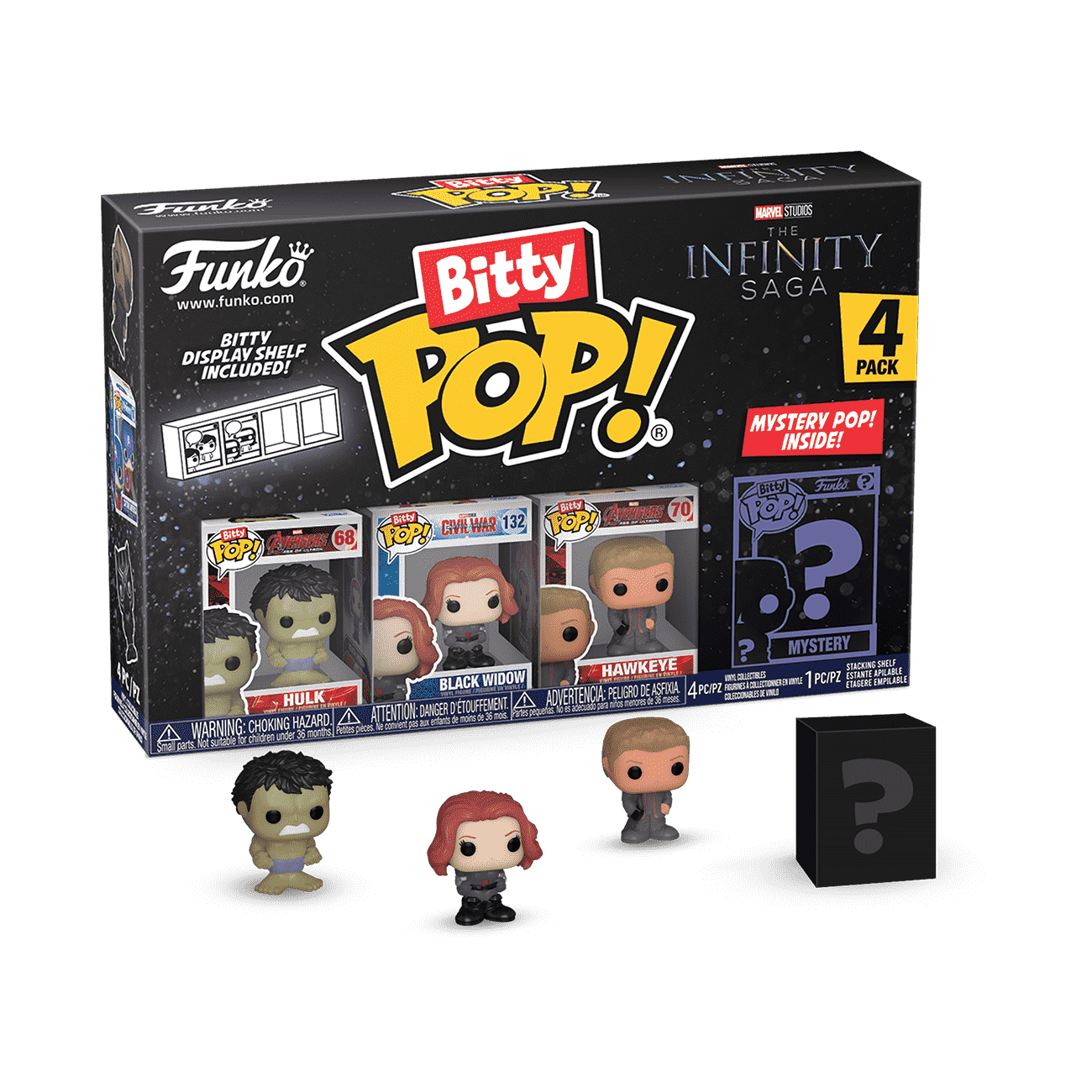Bitty Pop! Marvel the Infinity Saga 4-Pack Series 2 - Figurine Bitty Pop!