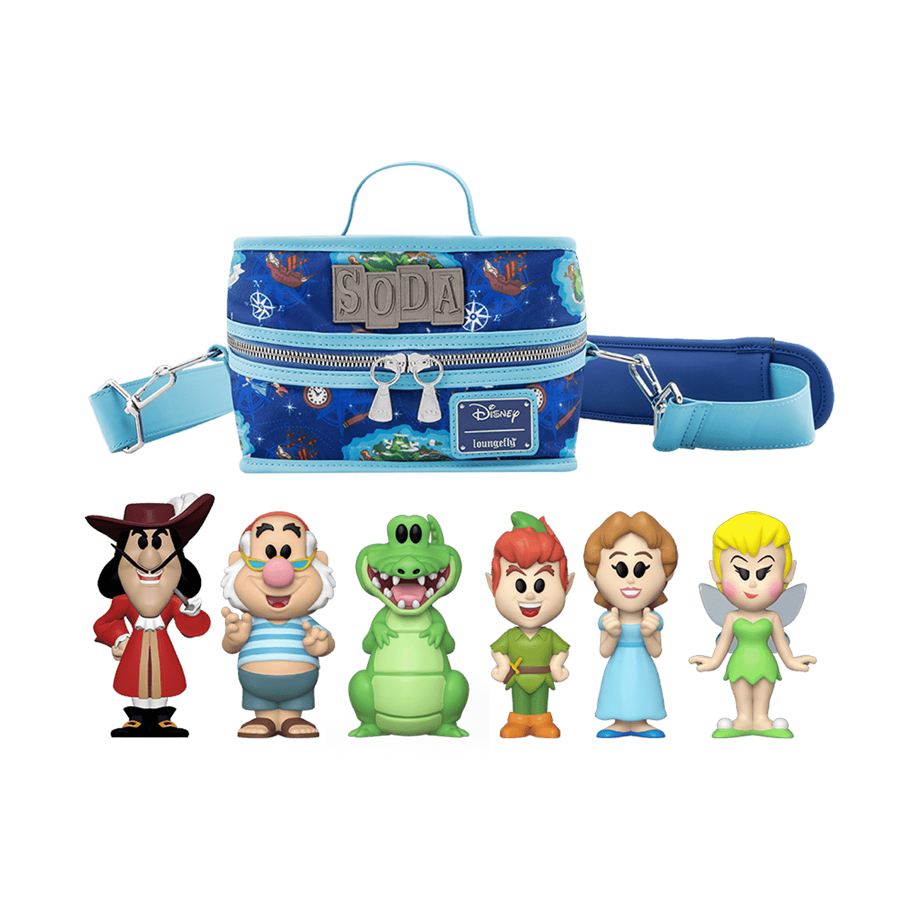 Vinyl SODA Peter Pan 6-Pack with Cooler - Figurine Vinyl SODA & Bag