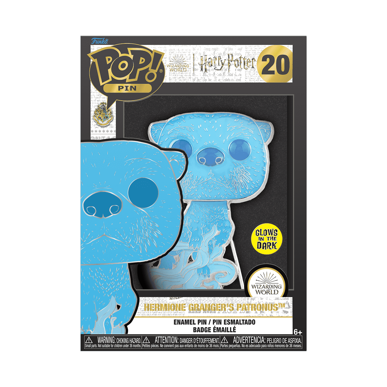 Pop! Pin Hermione Granger's Otter Patronus (Glow) - Figurine Pins