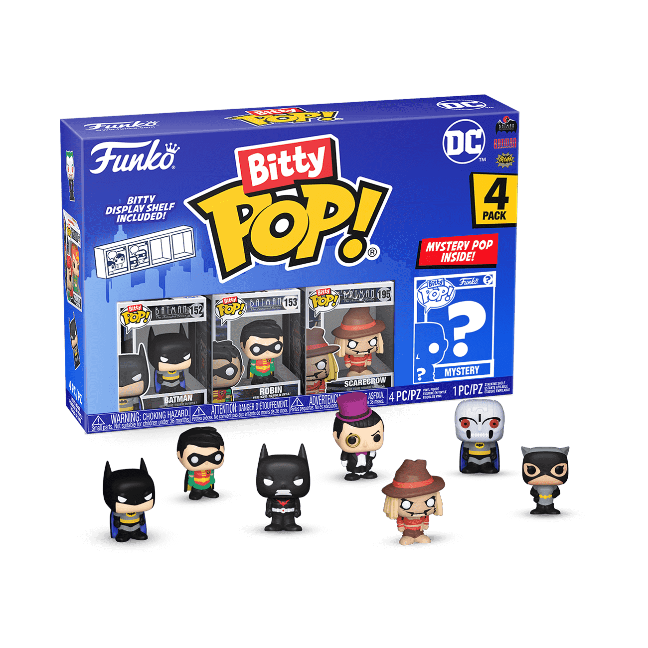 Bitty Pop! DC Comics 4-Pack Series 1 - Figurine Bitty Pop!