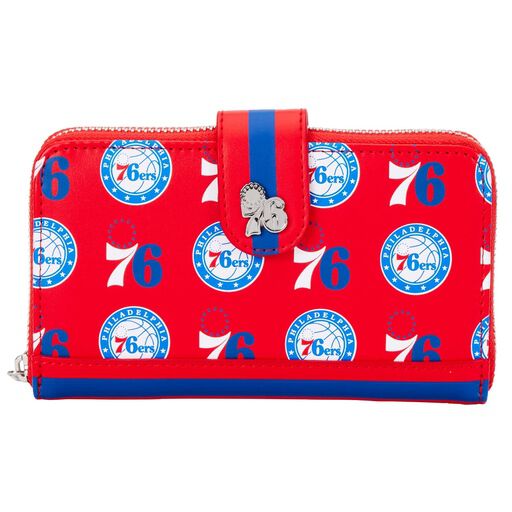NBA Philadelphia 76ers Logo Zip Around Wallet - Figurine Wallets