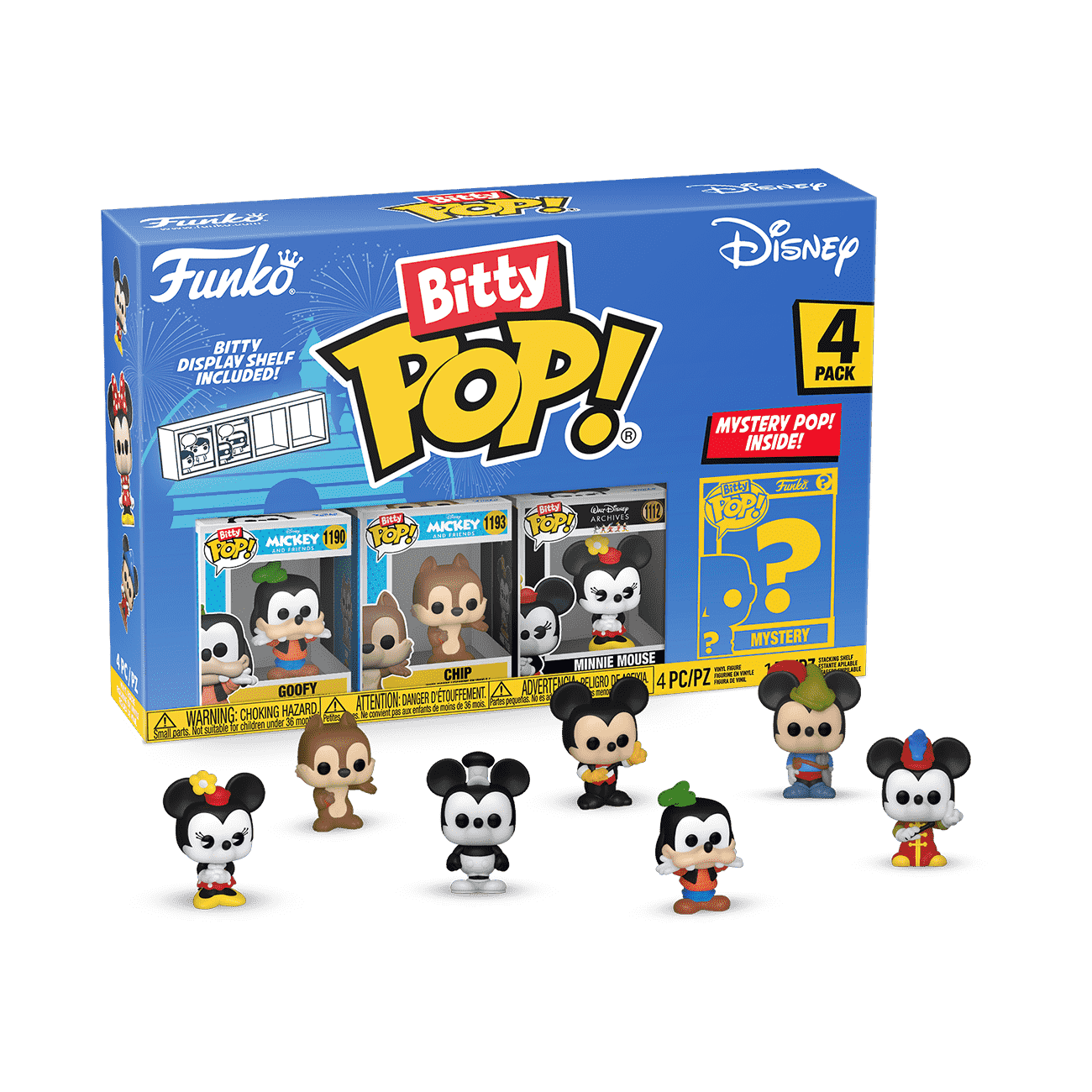 Bitty Pop! Disney 4-Pack Series 4 - Figurine Bitty Pop!