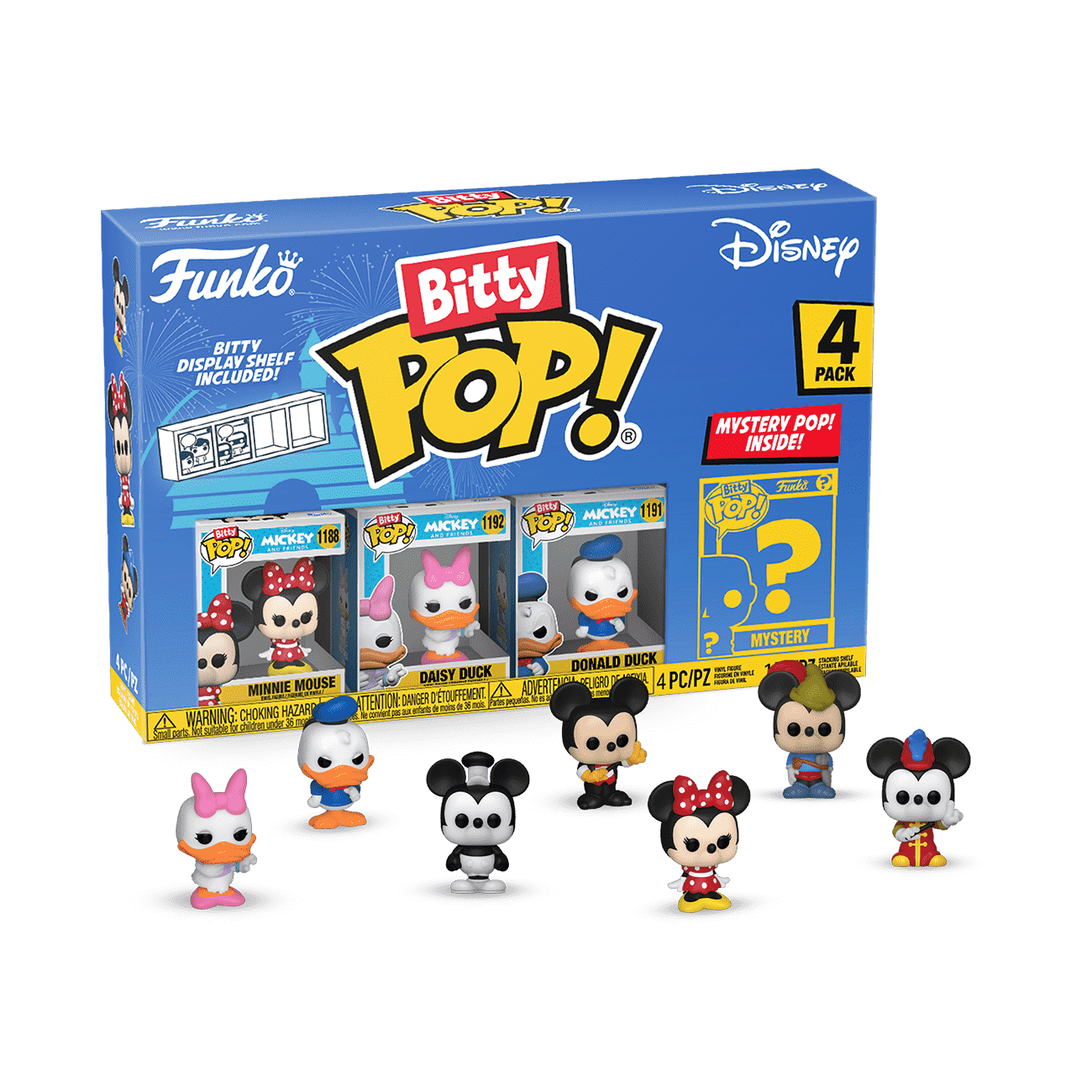 Bitty Pop! Disney 4-Pack Series 2 - Figurine Bitty Pop!
