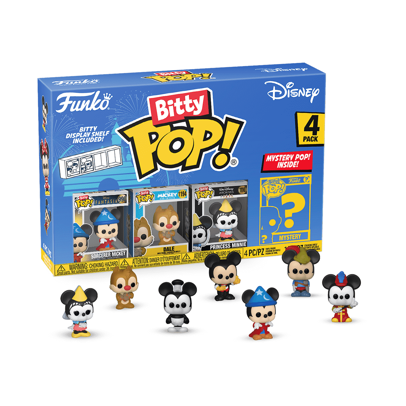 Bitty Pop! Disney 4-Pack Series 3 - Figurine Bitty Pop!