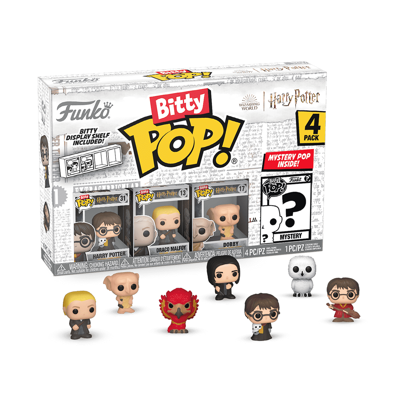 Bitty Pop! Harry Potter 4-Pack Series 1 - Figurine Bitty Pop!