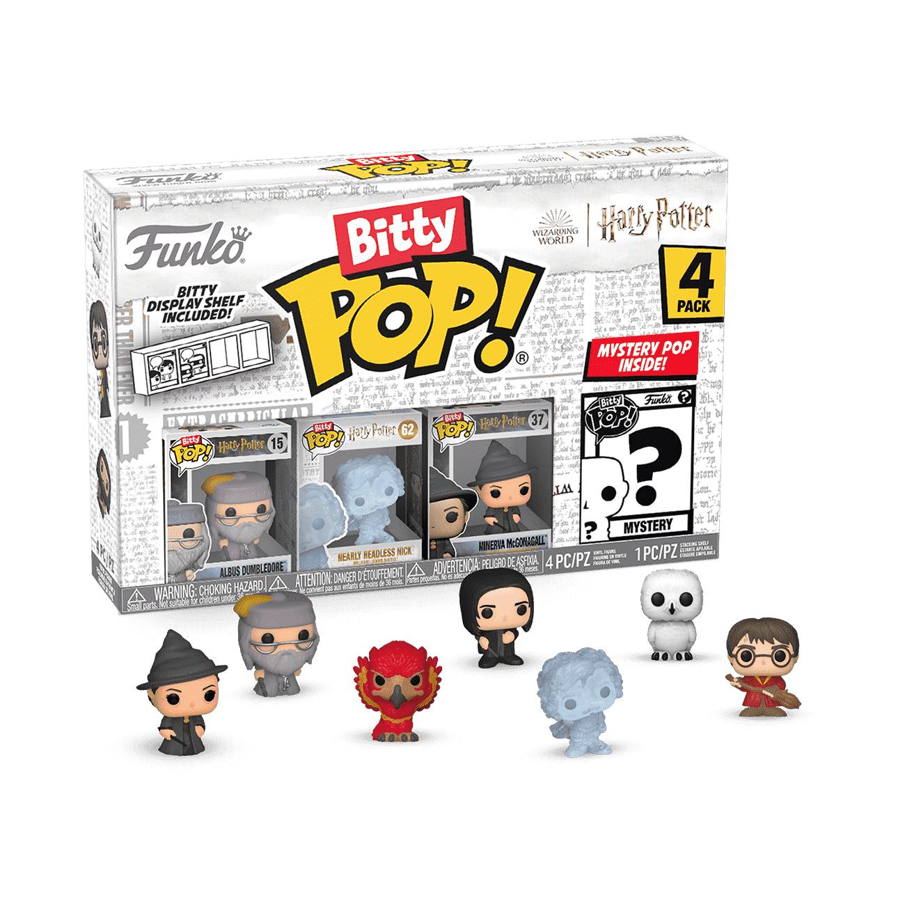 Bitty Pop! Harry Potter 4-Pack Series 3 - Figurine Bitty Pop!