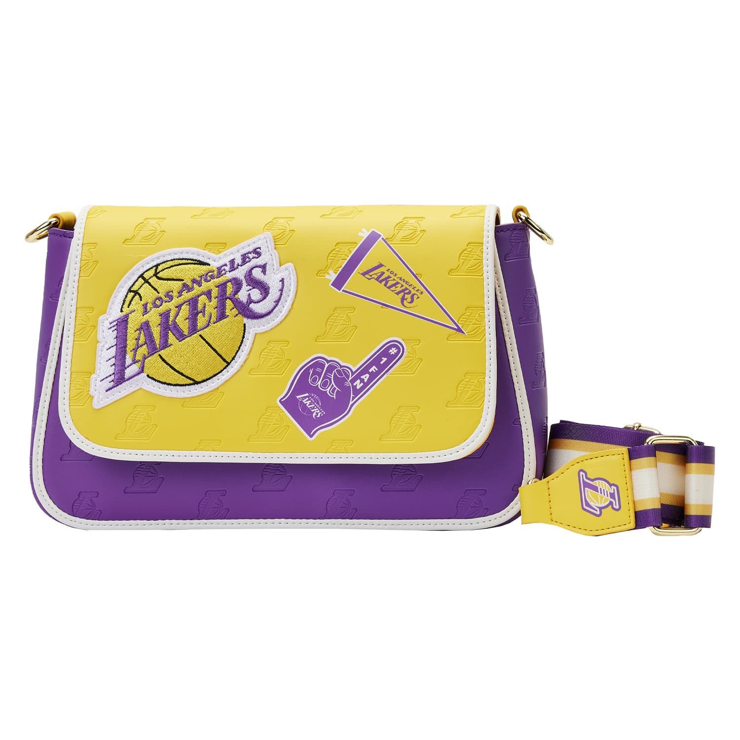 NBA Los Angeles Lakers Patch Icons Crossbody Bag - Figurine Bags