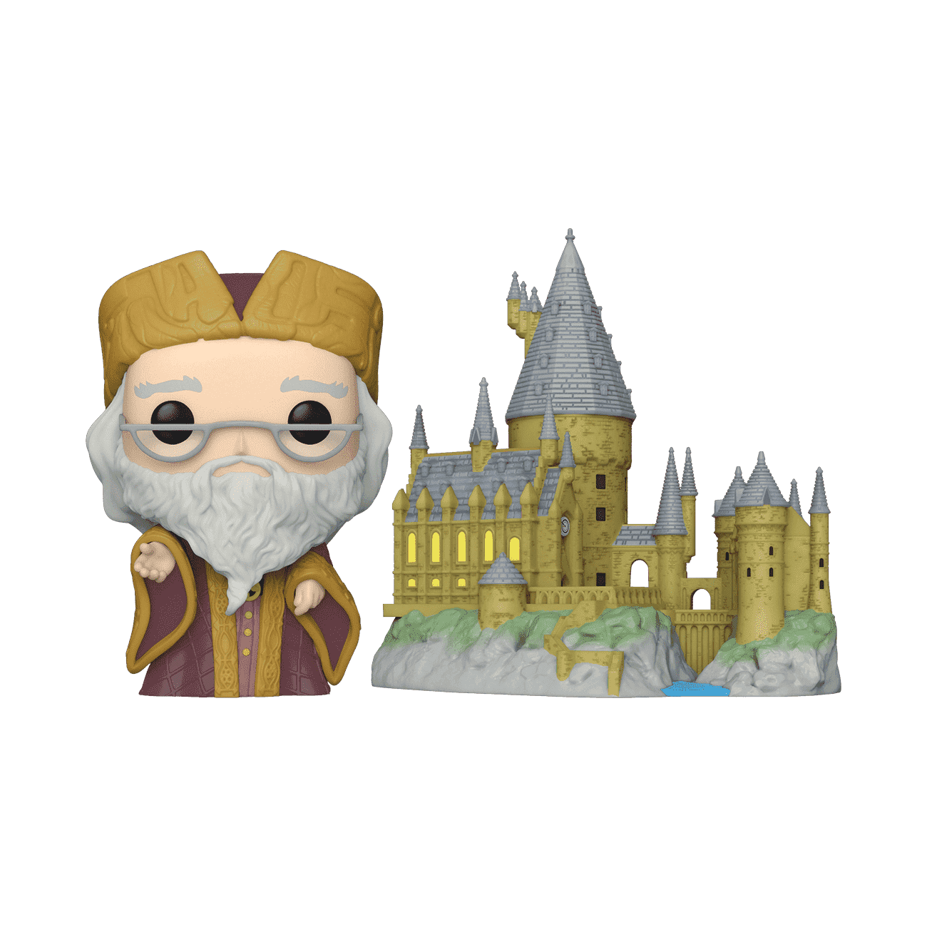 Pop! Town Albus Dumbledore with Hogwarts - Figurine Pop!