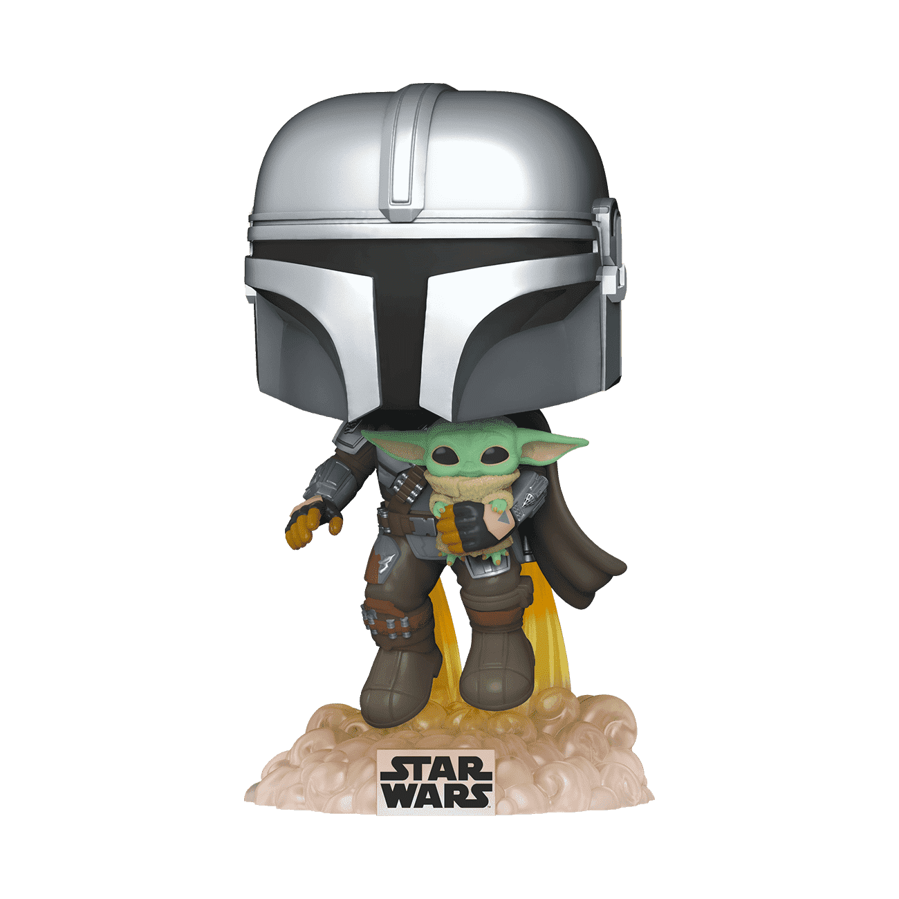 Pop! The Mandalorian Flying with Jet Pack - Figurine Pop! Star Wars
