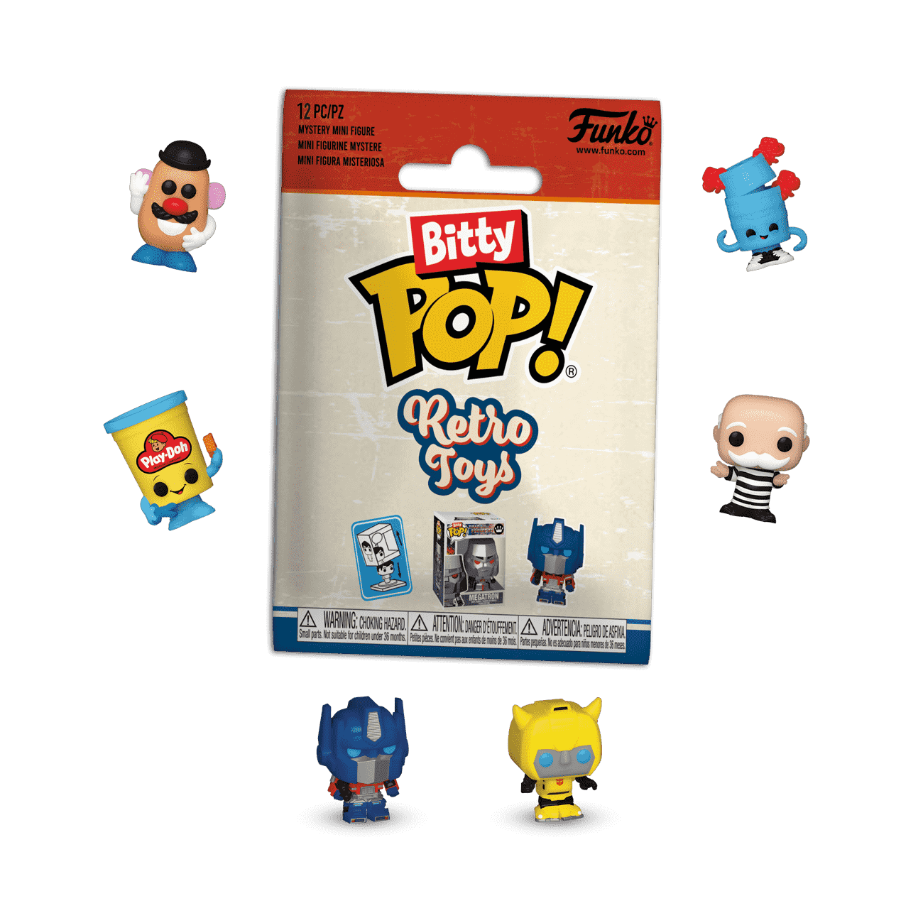 Bitty Pop! Retro Toys 12-Pack - Figurine Bitty Pop!