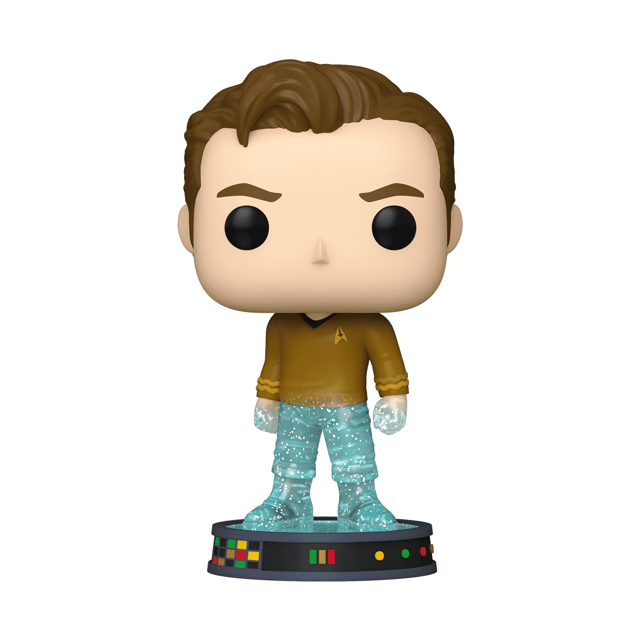 Pop! Plus James T. Kirk (Transporter) (Glitter) - Figurine Pop!
