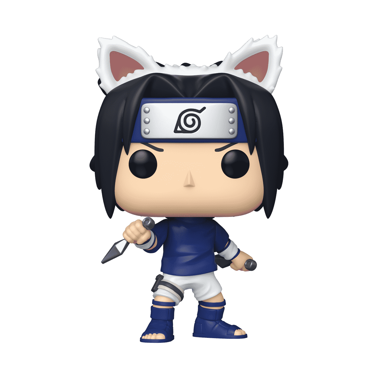 Pop! Sasuke Uchiha (Sasuke's Paw Encyclopedia) with Pop! Protector - Figurine Pop!