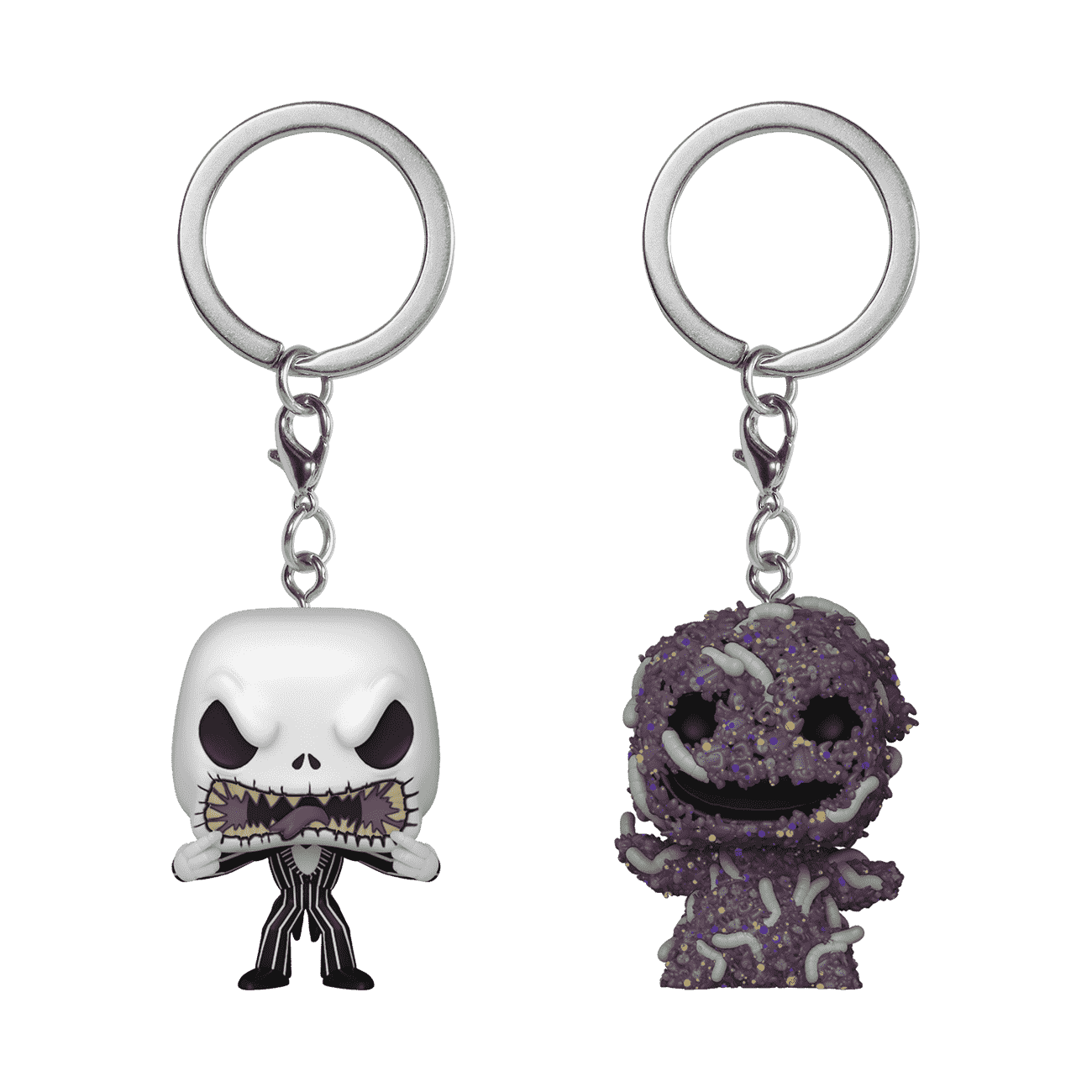 Pop! Keychain Jack Skellington & Oogie Boogie 2-Pack - Figurine Pop! Disney