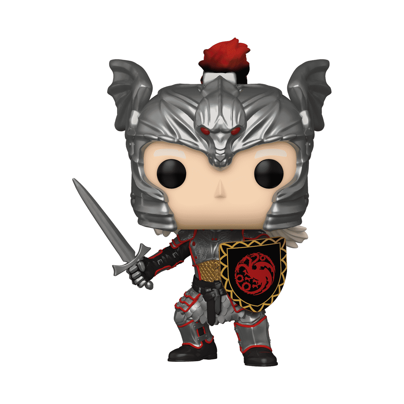 Pop! Daemon Targaryen (Targaryen Armor) with Pop! Protector - Figurine Pop!