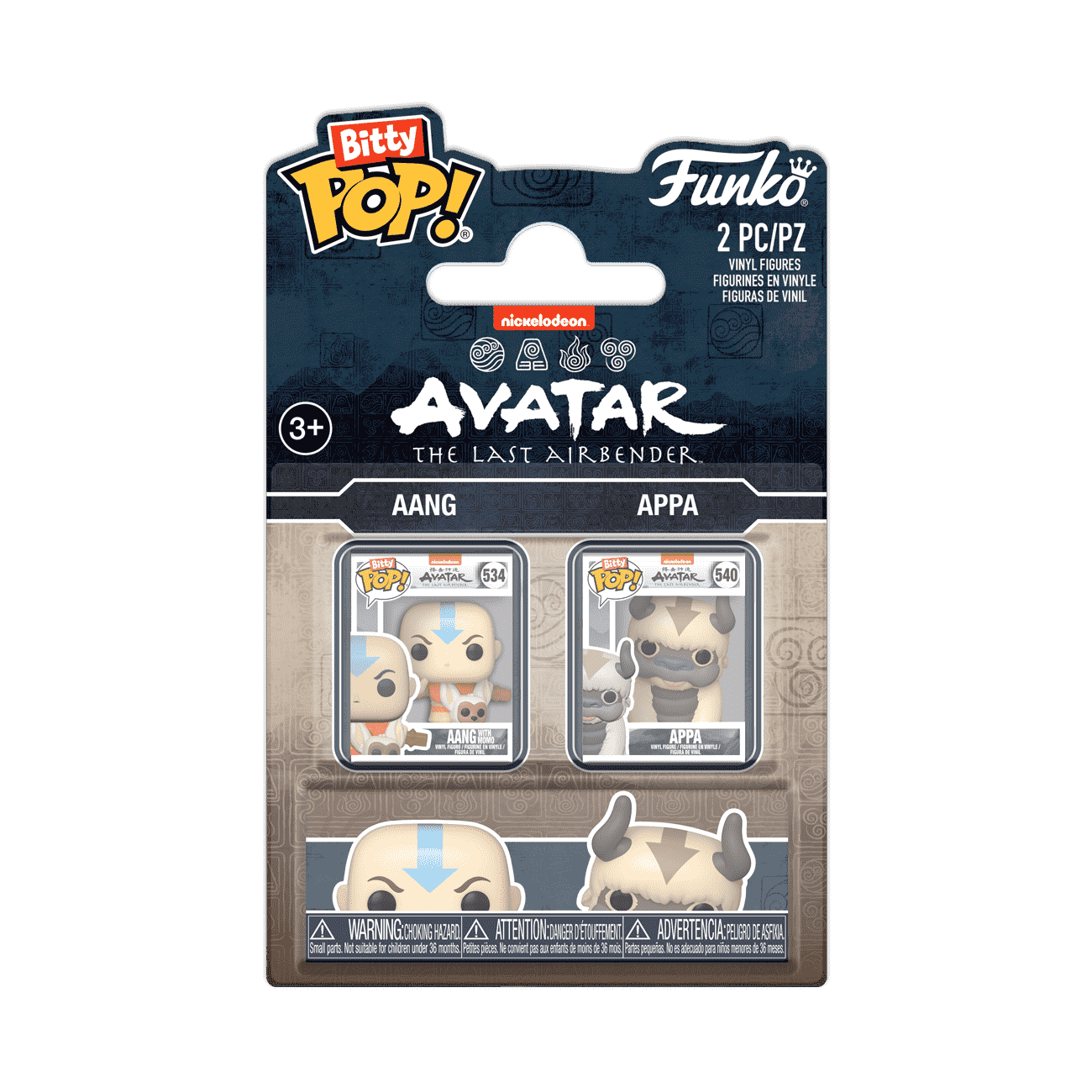Bitty Pop! Aang & Appa 2-Pack - Figurine Bitty Pop! Nickelodeon