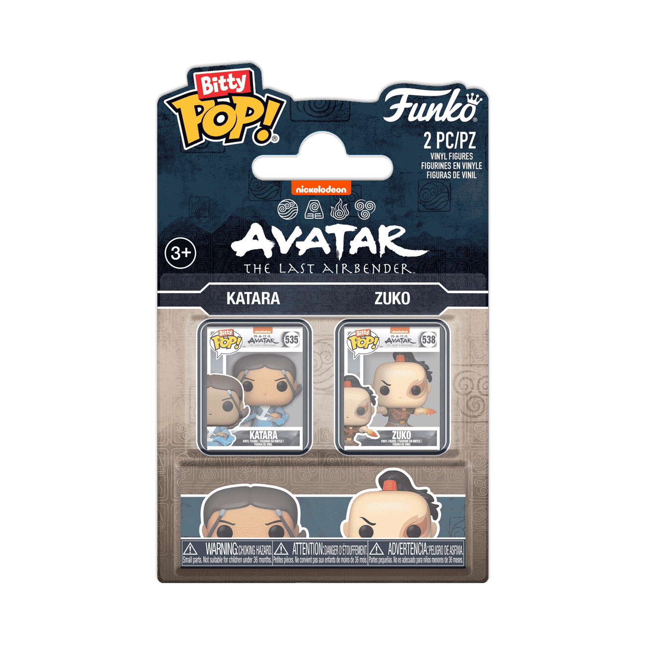 Bitty Pop! Katara & Zuko 2-Pack - Figurine Bitty Pop! Nickelodeon